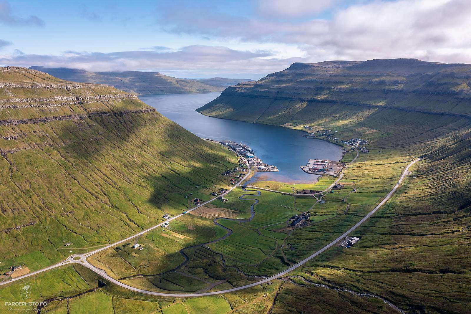 a river running through a valley